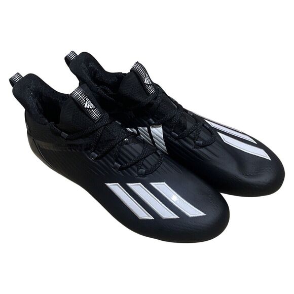 Adidas adizero 8.0 football cleats Black White FX1248 MENS SIZE 14 - Picture 3 of 6